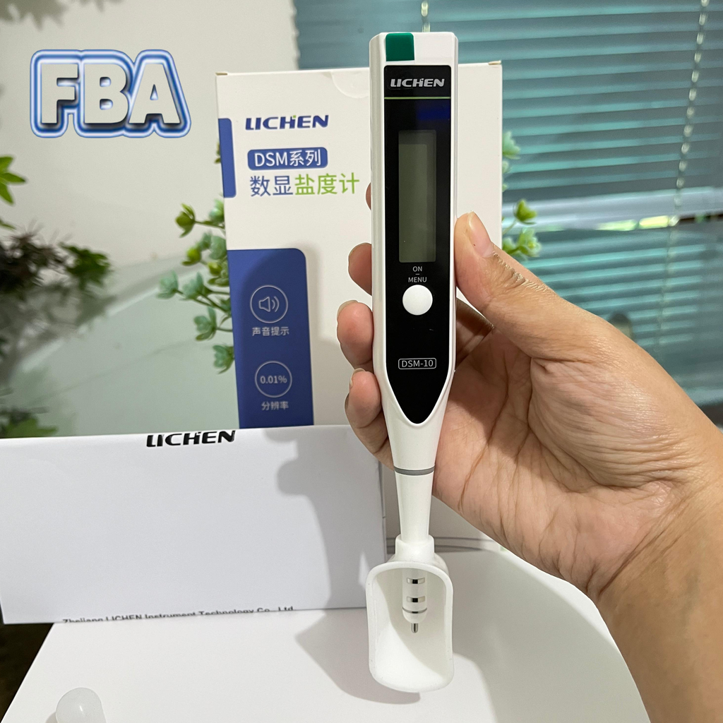 Digital Salinity Meter Pocket Tester Lichen LC-DSM-10