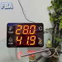 Thermohygrometer 14 Inch dengan External Sensor Dust Proof Panjang Kabel 3meter