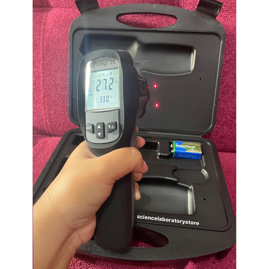 High Temperature Infrared Thermometer Raytemp 28 Brand ETI