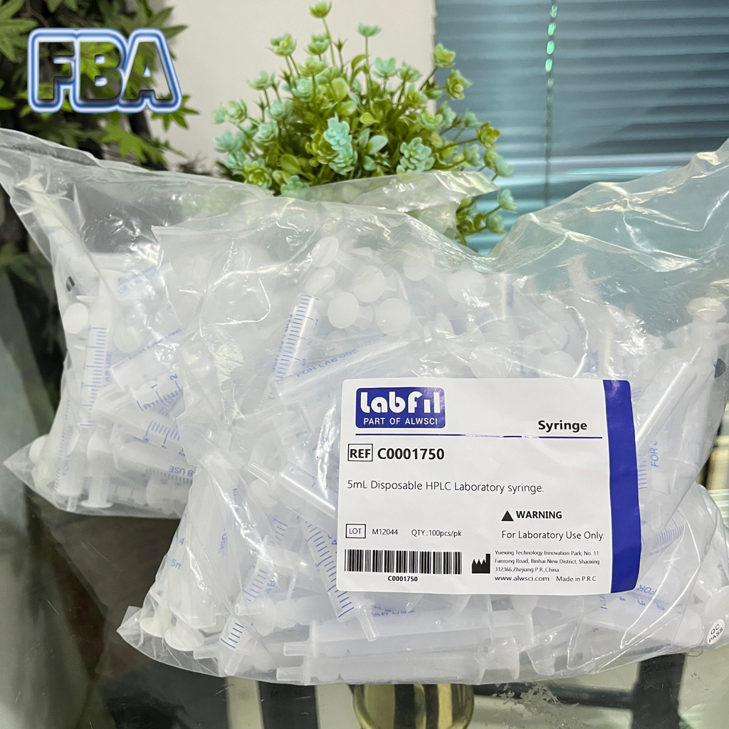 Disposable HPLC Laboratory syringe 5ml C0001750 ALWSCI 100 pcs/pk