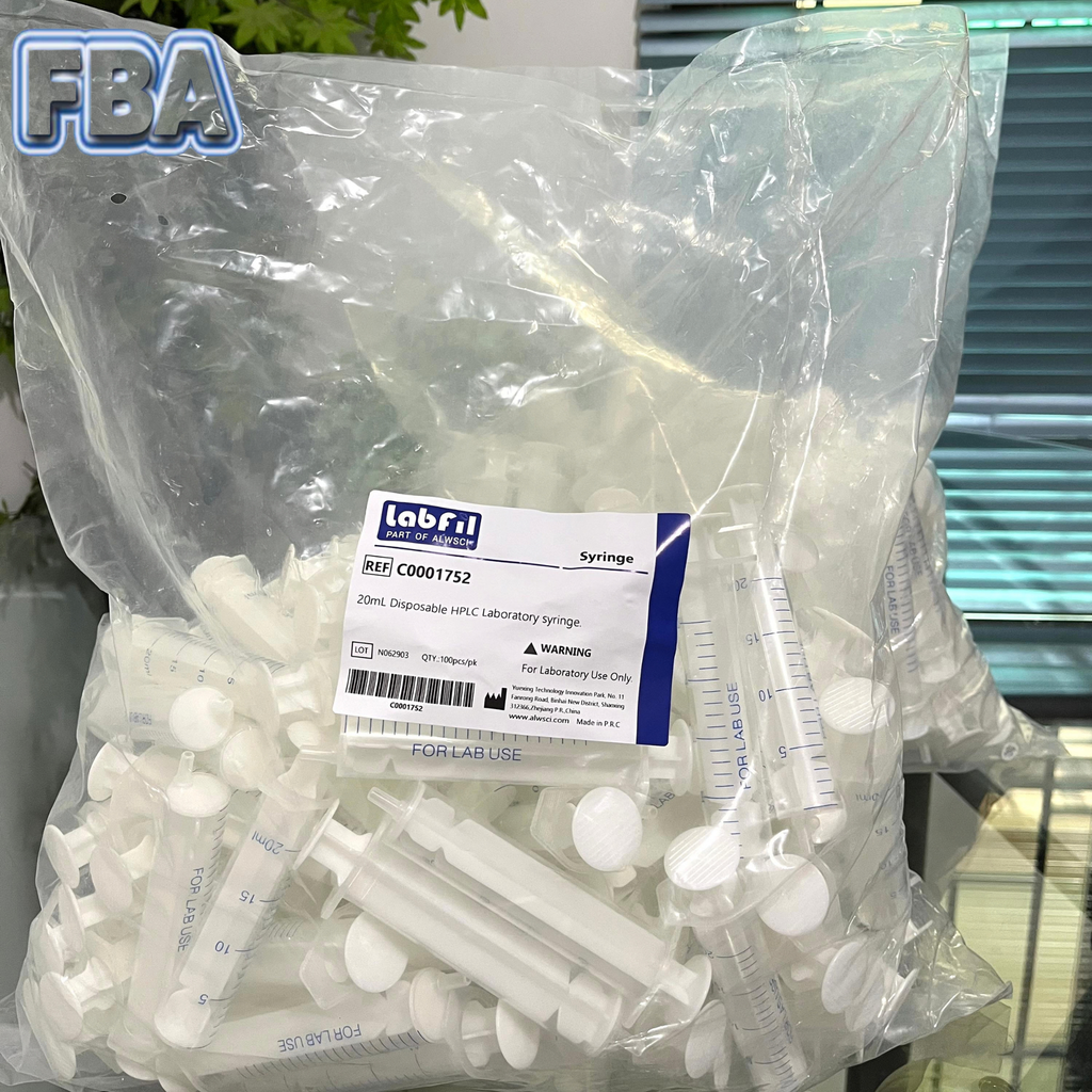 Disposable HPLC Laboratory syringe 20 mL C0001752 ALWSCI 100 pcs/pk