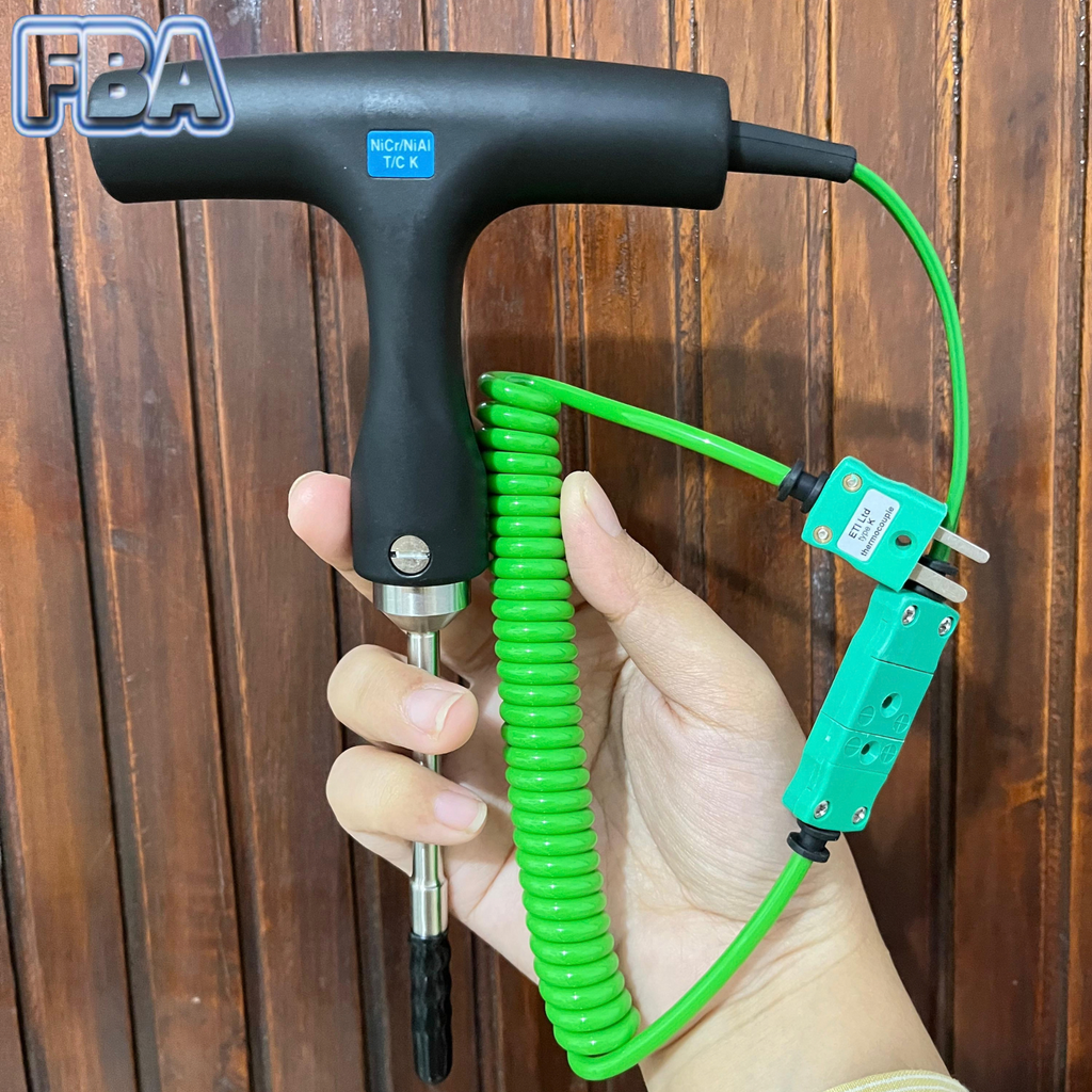 Type K Corkscrew Temperature Probe ETI 8x100mm 333-175