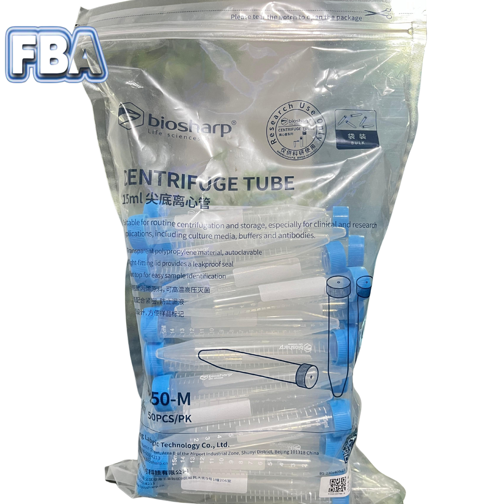 Centrifuge Tube Conical 15 ml / screw top pointed bottom centrifuge tubes non-sterile BS-150-M isi 50 pcs / pack BIOSHARP 