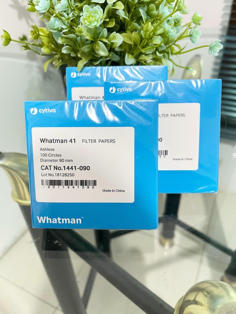 Whatman 41 Filter Papers Diameter 90mm 1441-090 Isi 100/pack