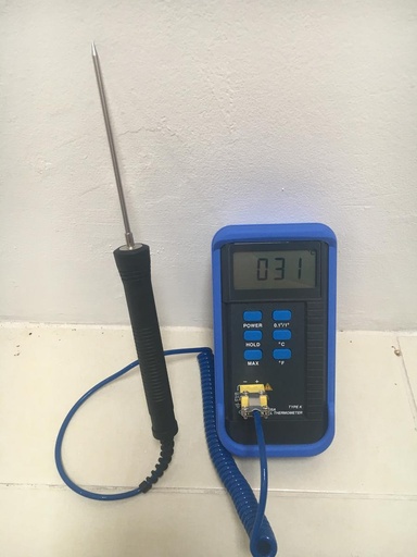 Set Thermometer Digital TFC 305A Plus Probe Type K HP-502A-M22