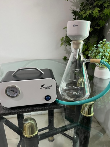 Set Buchner Filter 80mm Plus Vacuum Pump VP-10L JOANLAB