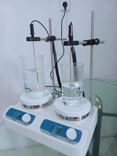 Digital Hotplate Stirrer SN-MSY-2HD 2 Place Max stirring 2 x 5 Liter