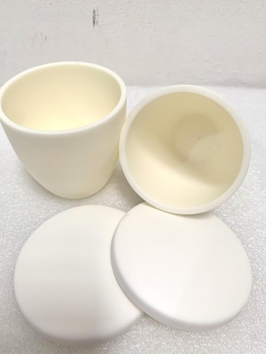 Alumina Crucible 100 ml Ceramic For Laboratory Sample Preparation