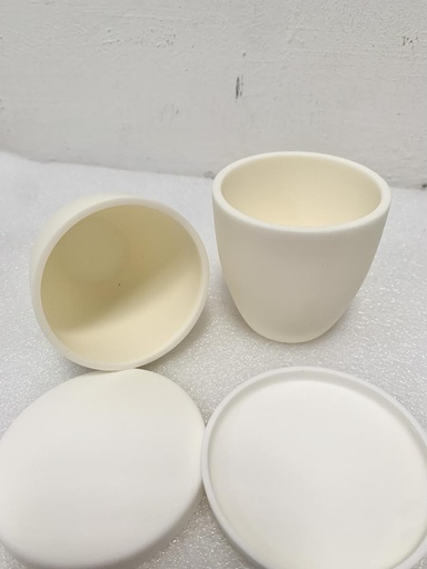 High Alumina Crucible 20 ml Ceramic for Laboratory Sample Preparation