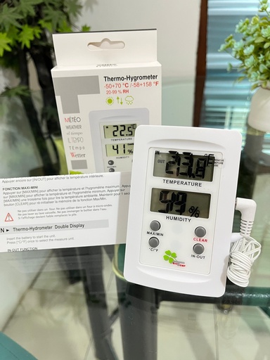Digital Thermo Hygrometer with Outdoor Sensor Alla France