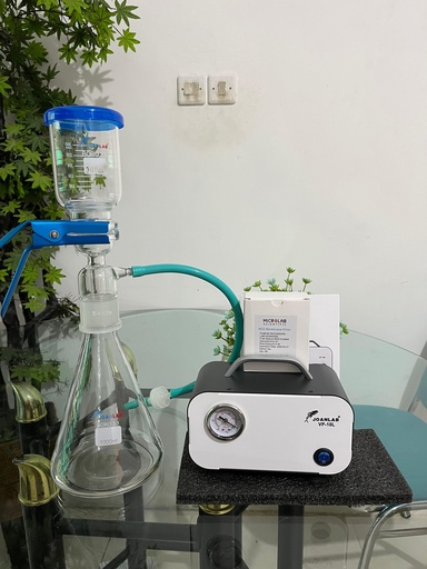 Set Glass Vacuum Filtration,Vacuum Pump and MCE Membrane 47mm 0,45um