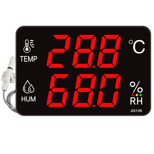 Thermohygrometer 14 Inch with External Probe Waterproof