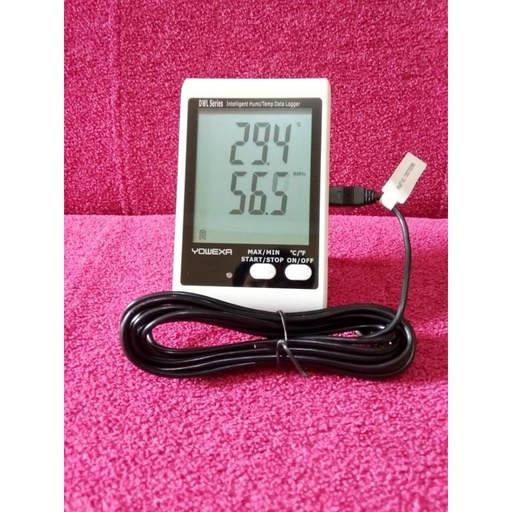 Data Logger DWL-20E Temperature and Humidity Probe Sound Light Alarm