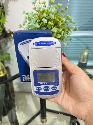Plam Digital Refractometer Wide Range Brix and nD Range 0 - 95% Lohand
