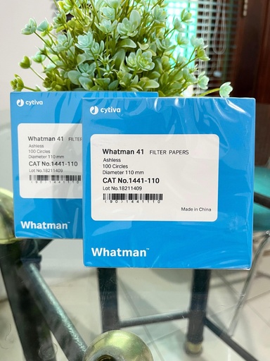 Whatman No. 41 Filter Papers Diameter 110mm 1441-110